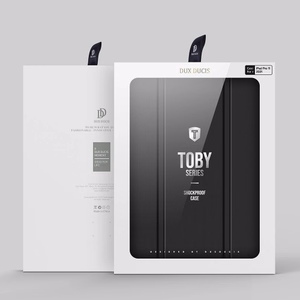 Maciņš Dux Ducis "Toby" priekš Samsung X820/X826 (Tab S10 Plus) X810/X816 (Tab S9 Plus) X610/X616 (Tab S9 FE Plus) melns