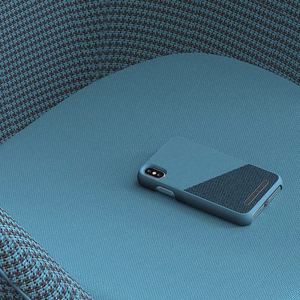 Nordic Elements Saeson Freja vāciņš ierīcei iPhone XS Max, tumši zilzaļš