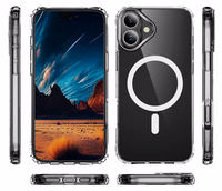 Perfectionists Caurspīdīgs magnētiskais futrālis Apple iPhone 16 caurspīdīgs