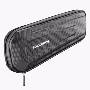 Rockbros B66 ūdensnecaurlaidīga velosipēda rāmja soma - melna