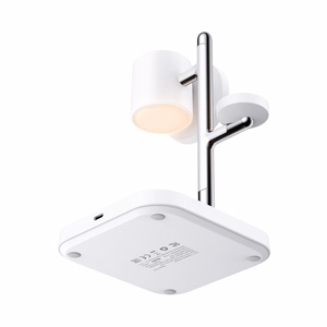 Acefast E39 Qi2.2 25W 4-in-1 bezvadu galda lādētājs telefonam, pulkstenim un austiņām ar nakts gaismu - balts