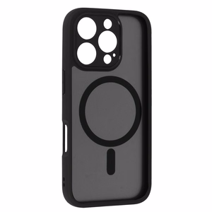 Pilnīgi matēts magnētiskais apvalks Iphone 15 Pro melns