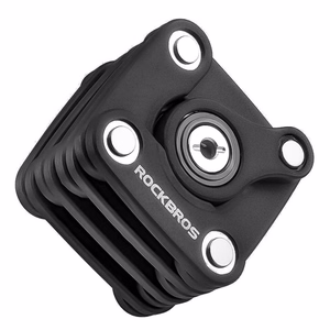 Rockbros WD795 salokāma velosipēda slēdzene - melna