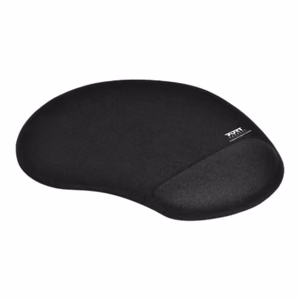 PORT CONNECT Ergonomic Mouse Pad 200 x 230 x 20 mm Black