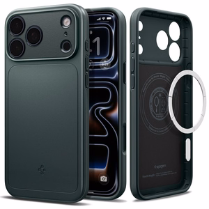 Spigen Thin Fit Magnētiskais viedtālruņa apvalks iPhone 17 Pro - Zaļš