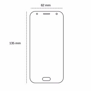 Rūdīts stikls 2,5D Samsung Galaxy J3 2017 (J330)