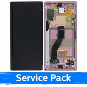 LCD Displejs Saderīgs ar Samsung N970 Note 10 Ar Frame / Aura Glow / (Service Pack)