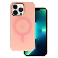 Magnētiskais matēts viedtālruņa apvalks iPhone 11 Pro rozā