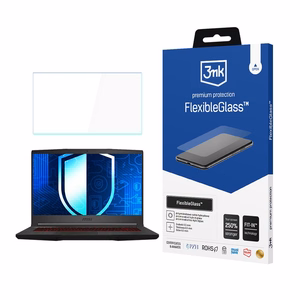 3mk FlexibleGlass (līdz 15") – datora ekrāna aizsargs modelim MSI Bravo 15