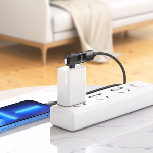 Adapteris OTG 2in1 USB C / Lightning uz USB A Hoco UA17 melns