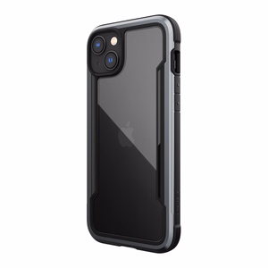 Raptic X-Doria Shield viedtālruņa apvalks iPhone 14 Plus ar bruņotu melnu pārklājumu