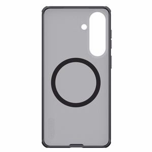 Nillkin Super Frosted Shield Pro magnētiskais MagSafe saderīgs maciņš priekš Samsung Galaxy S26 Plus caurspīdīgi melns