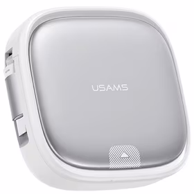 USAMS izvelkams kabelis 3w1 ar kastīti MicroUSB/USB-C/Lightning 60W sudraba SJ650USB02 (US-SJ650)