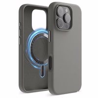 Maciņš "TM MagSafe Silicone" iPhone 16 Pro / Akmens pelēks /