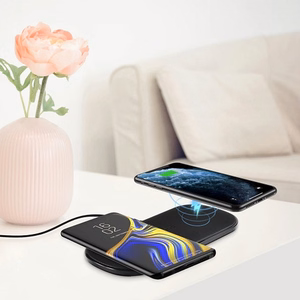 Двойное беспроводное быстрое зарядное устройство CHOETECH, 18W