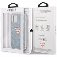 Guess GUHCP12LPCUJULLB iPhone 12 Pro Max 6.7" zils/gaiši zils cietais apvalks Jeans kolekcija