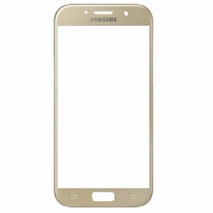 Outer Screen Glass Saderīgs ar Samsung A320 A3 2017 Zeltains HQ