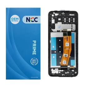 NCC LCD displejs SAMSUNG A14 4G A145B/P/R OEM ar rāmi