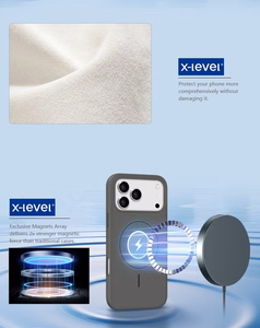 Case X-Level Fluid Skin MagSafe Apple iPhone 17 Pro Max orange