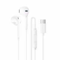 Borofone austiņas BM100 Fuente ar mikrofonu Type C (DAC) baltas