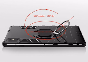 Viedtālruņa apvalks Ring Armor Samsung Galaxy A55 5G melns