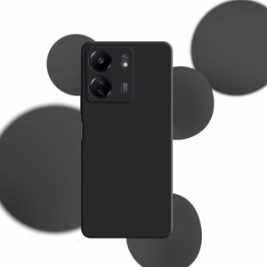 3mk silikona viedtālruņa apvalks Xiaomi Redmi 13C/POCO C65 - melns