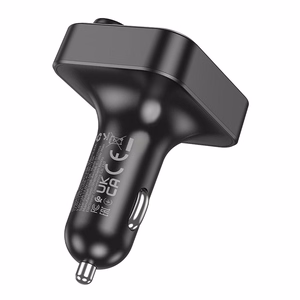 HOCO car transmitter FM bluetooth 2 x USB A + Type C PD QC3.0 20W E85 black