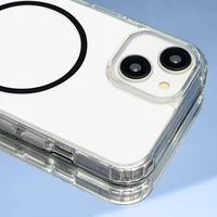 Anti Shock Īpaši plāns Magnētiskais viedtālruņa apvalks iPhone 13 Pro 6,1" melns