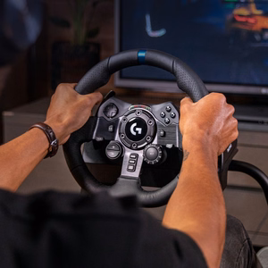 Logitech G G923 Гоночный руль с педалями для PS5, PS4 и ПК
