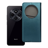 SMART MAGNETO grāmatas tipa viedtālruņa apvalks XIAOMI Redmi 14c, tumši zaļš