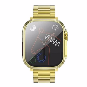 Smartwatch Hoco 1,96" TFT with call function Y12 Ultra titanium gold [EOL]