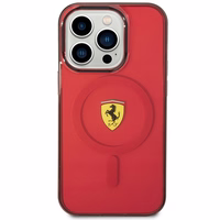 Ferrari FEHMP14LUKR iPhone 14 Pro 6.1" sarkans/sarkans cietais apvalks Translucent Magnētiskais