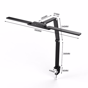 Wozinsky WLM-800 virs monitora uzstādāma galda lampa ar tālvadības pulti, melna