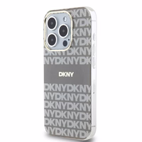 DKNY IML Mono un Stripe Magnētiskais viedtālruņa apvalks iPhone 15 Pro Max - bēšs