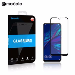 Mocolo 3D 9H Full Glue rūdīta stikla ekrāna aizsargs Huawei P Smart (2019) / Honor 10 Lite, ar melnu rāmi