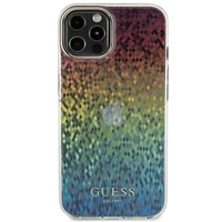 Guess IML Faceted Mirror Disco Iridescent viedtālruņa apvalks iPhone 12/12 Pro - vairākrāsains