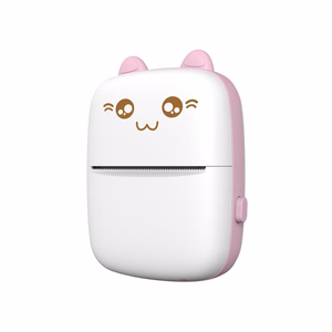 HURC9 Bluetooth Mini Kitty termoprinteris ar lietotni - rozā