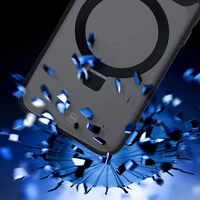 3mk Smoke magnētiskais viedtālruņa apvalks ar statīvu iPhone 17 Pro Max - melns