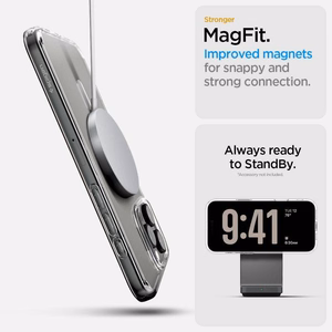 Spigen Ultra Hybrid T Mag MagSafe viedtālruņa apvalks iPhone 16 Pro Max – balts
