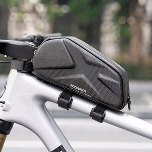 Rockbros stingra velosipēda rāmja augšējās caurules soma, 1,4 l, melna