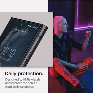 Spigen Neo Flex Гидрогелевая плёнка для Samsung Galaxy S22 Ultra - 2 шт