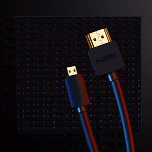 Ugreen HDMI - micro HDMI kabelis 19 pin 2.0v 4K 60Hz 30AWG 1.5m melns (30102)