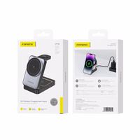 FONENG bezvadu 3in1 lādētājs CP126 15W melns