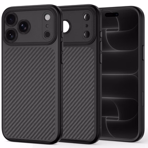 Tech-Protect MagCam MagSafe karbona maciņš iPhone 18 Pro / 17 Pro, melns
