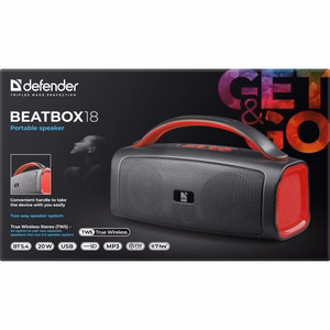 Defender Beatbox 18 Bluetooth skaļrunis, 20 W