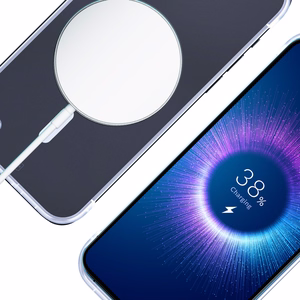 3mk Just20g Magnētiskais viedtālruņa apvalks iPhone 15 Plus - caurspīdīgs