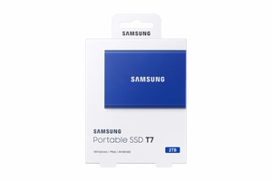 Samsung portatīvais SSD T7 2 TB USB Type-C 3.2 Gen 2 (3.1 Gen 2) zils