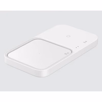 Bezvadu lādētājs Samsung "Duo" EP-P5400TWEGEU Balts 15W (ar lādētājs un kabelis) / 100% Genuine /