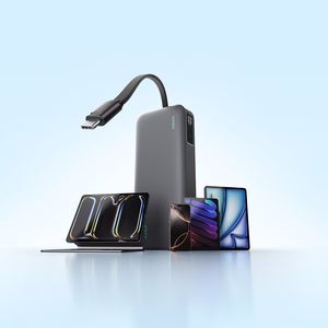 Cuktech LPB200N 40W 20000mAh Powerbank ar integrētu kabeli - pelēks