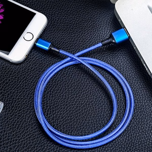 USB kabelis Wozinsky WUC-L2BE zils Lightning 200cm
